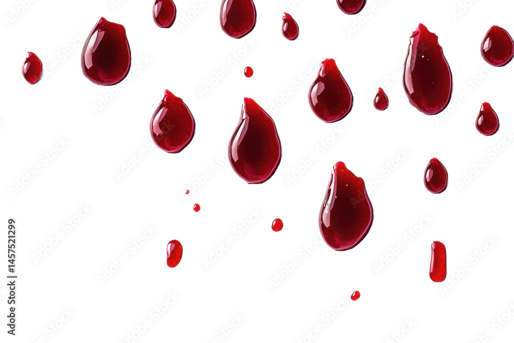 Poster a mosaic of red drops against a gray and black background creating an abstract and modern design art