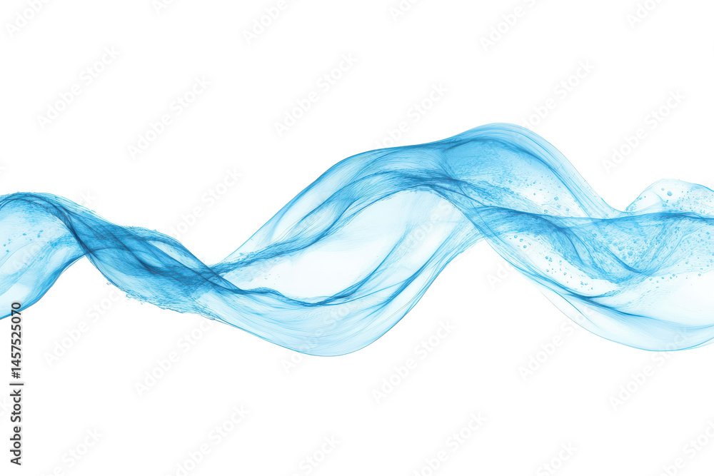 Aufkleber a blue ribbon flowing across a gray and black background creating a dynamic and elegant composition