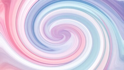 Obraz premium Swirling pink and blue hues create a dreamy, abstract background evoking a whimsical, ethereal, and serene mood.