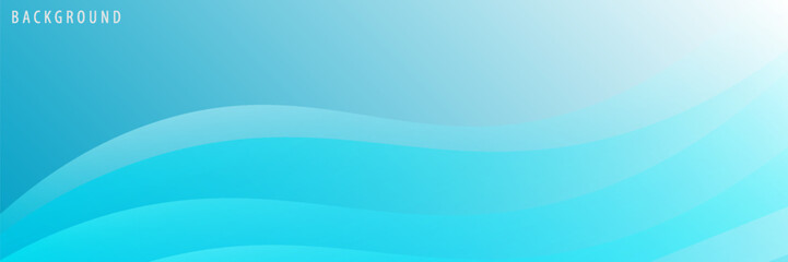 Obraz premium abstract blue gradient background with waves. vector
