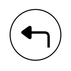 Arrow icon pointing right in a circular design