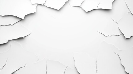 White cracked surface texture peeling paint background