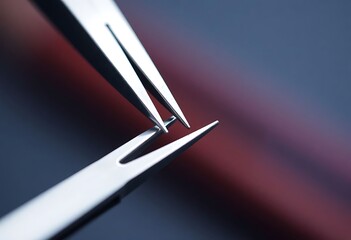 close up of a pair of scissors