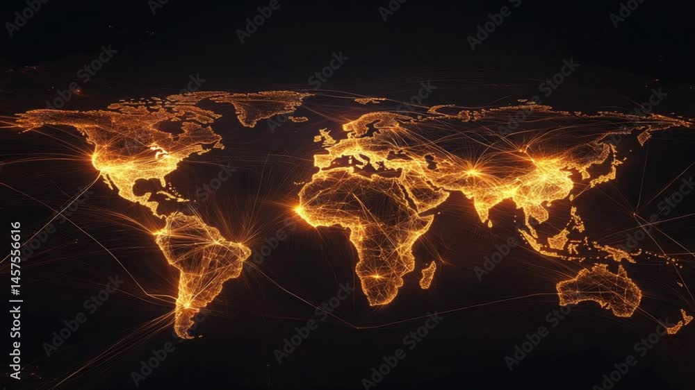 Poster global network: a visualization of interconnectedness