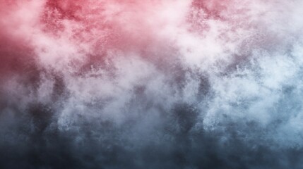 Fototapeta premium Ethereal Red and Blue Smoke Cloud Abstract Background