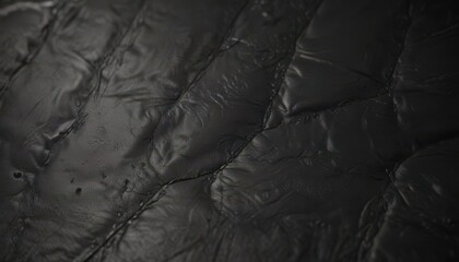 Luxurious black leather, micro-texture, dark abstract, asset, stock