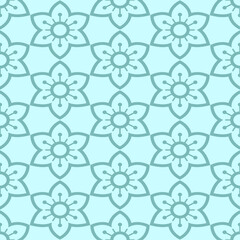 floral seamless pattern vector