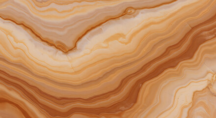 Obraz premium Elegant Onyx Stone: Warm Brown and Beige Swirls