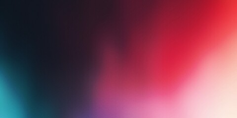 Dark to Bright Gradient with Red and Teal Light