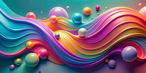 Abstract Organic Shapes Background for Product Display - Modern Design