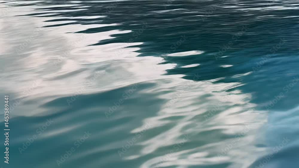 Poster sunlight reflecting off the surface of rippling water creating a mesmerizing abstract motion and dre