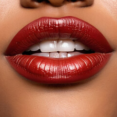 Obraz premium lips of a woman