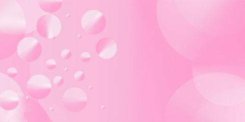 Abstract pink background with bubbles. Cool background design for posters. Eps10 vector