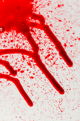 bloody wallpaper.Red Drips and Splatter on Surface.Bloody streaks 