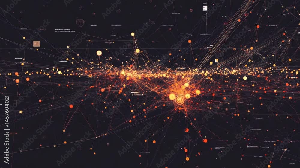 Poster abstract network visualization: data streams and connections