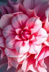 Obraz premium close up of a pink flower on a table
