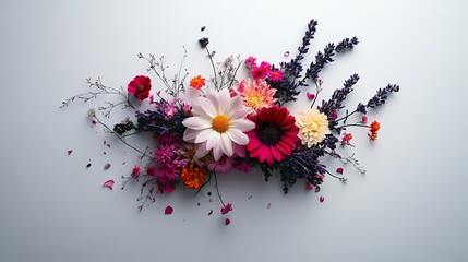 Vibrant Floral Arrangement: A Burst of Summer Colors