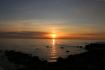 sunrise over the sea