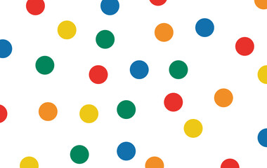 Background polka dot colorful unique design