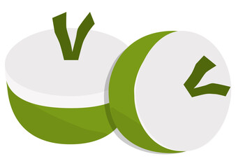 Illustration of Indonesian Tradisional Food, Kue Talam