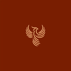 Phoenix logo in bold and flowing mythical design style.
