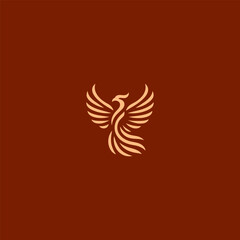 Phoenix logo in bold and flowing mythical design style.