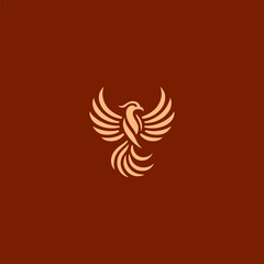 Phoenix logo in bold and flowing mythical design style.