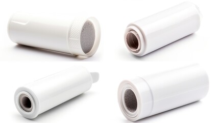 White plastic cleaning tool parts