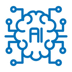 ai brain icon