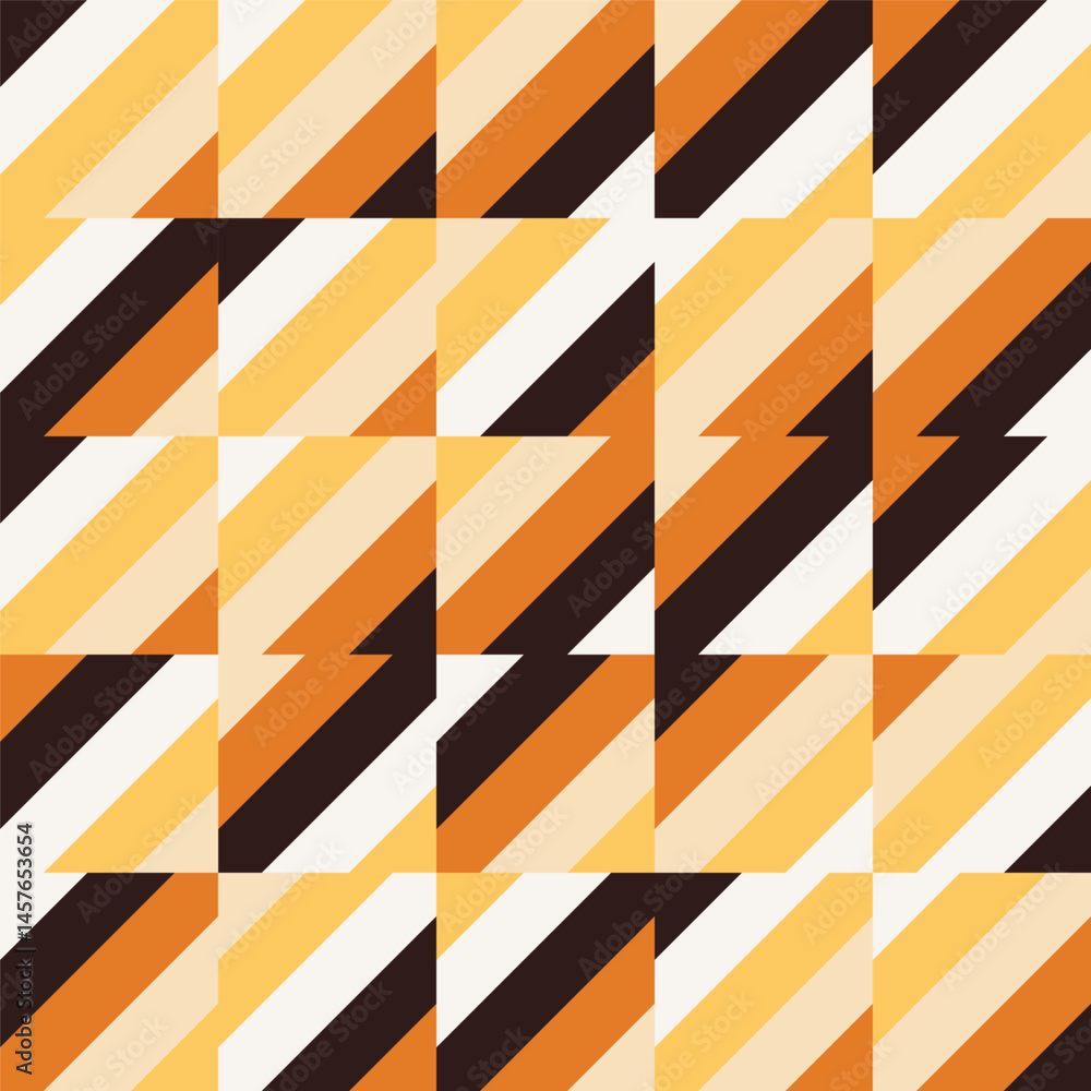 Poster abstract geometric pattern background, abstract stripes pattern with vintage color