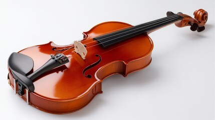 Fototapeta premium The timeless elegance of a violin, closeup of craftsmanship and musical harmony