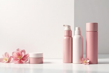 Clean, minimalist white backdrop for cosmetics , simple, ivory, photography