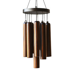 A Set of Personalized Memorial Wind Chimes Cap Isolated on Transparent Background