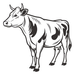 Fototapeta premium cow vector design