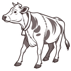 Fototapeta premium cow vector design