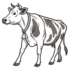 Fototapeta premium cow vector design