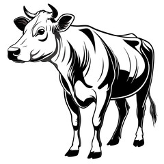 Fototapeta premium cow vector design