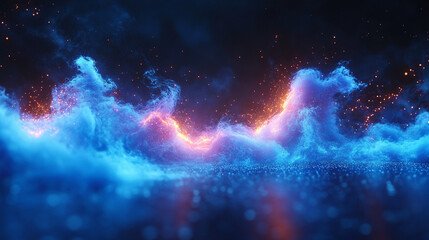 A glowing electric plasma portal pulses with vibrant energy in a dark void, symbolizing futuristic technology, dimensional gateways, and the unknown power of science and imagination.

