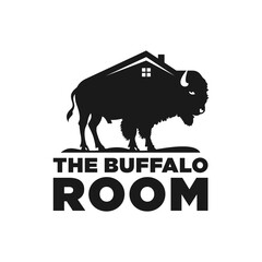 strong buffalo house construction logo