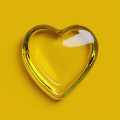 heart shaped olive oil