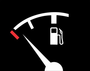 illustration sketch icon logo symbol mascot sketch running out of gas