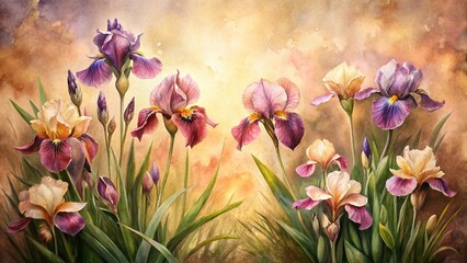 Dusky Rose Beige Iris