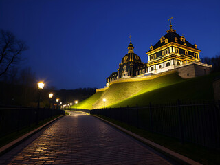 palace on a hill