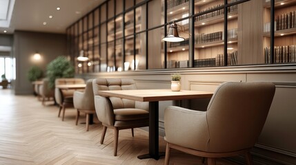 Restaurant Interior Design, Cozy Cafe, Modern Luxury