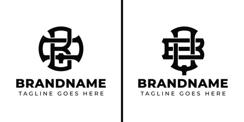 Letters BQ and QB Monogram Logo, suitable for business with QB or BQ initials