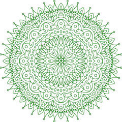 Beautiful flower art and mandala vector design