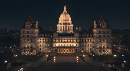 Fototapeta premium Capitol Building at Night