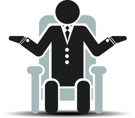 Infographic design illustration vector sketch related to the need for a wise leader