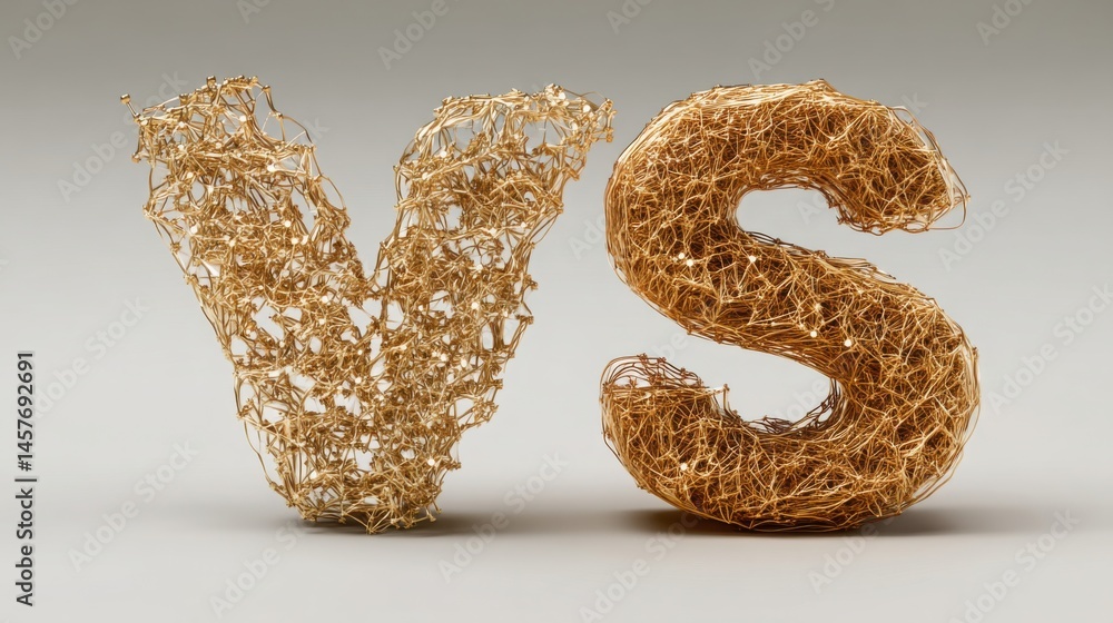 Poster intricate wire sculpture displaying artistic creativity in a contemporary art setting with a unique 