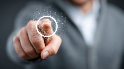 A person holding a white symbolizing commitment and connection in a thoughtful and reflective manner